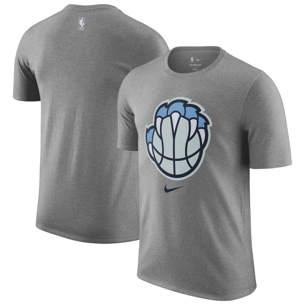 Memphis Grizzlies 2025/26 City Edition Remix Essential Logo T-Shirt - Heather Gray on sale