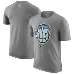 Memphis Grizzlies 2025/26 City Edition Remix Essential Logo T-Shirt - Heather Gray on sale