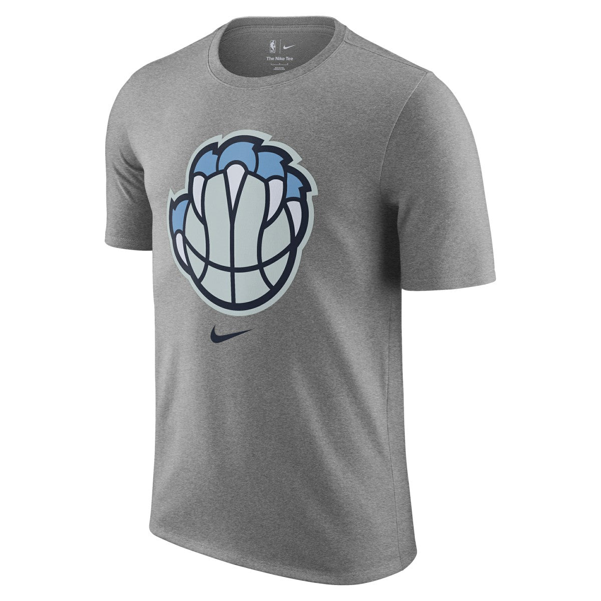 Memphis Grizzlies 2025/26 City Edition Remix Essential Logo T-Shirt - Heather Gray on sale