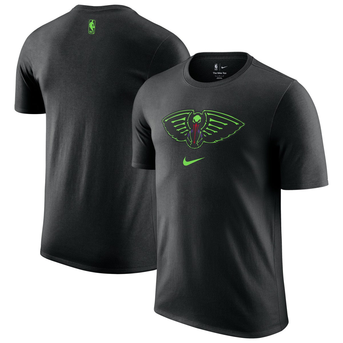 New Orleans Pelicans 2025/26 City Edition Remix Essential Logo T-Shirt - Black sale