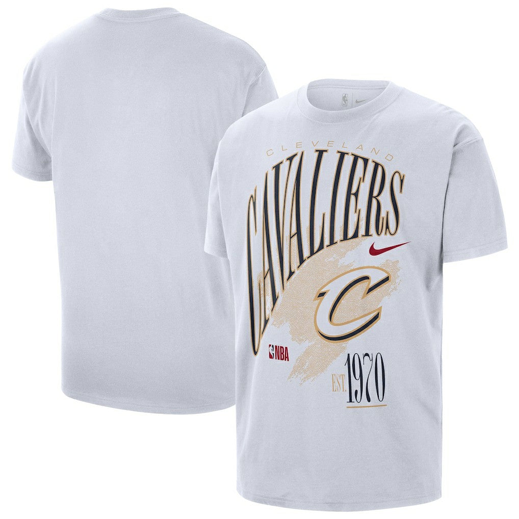 Cleveland Cavaliers Unisex Classic Edition Hardwood Classics Vintage T-Shirt sale - White on sale