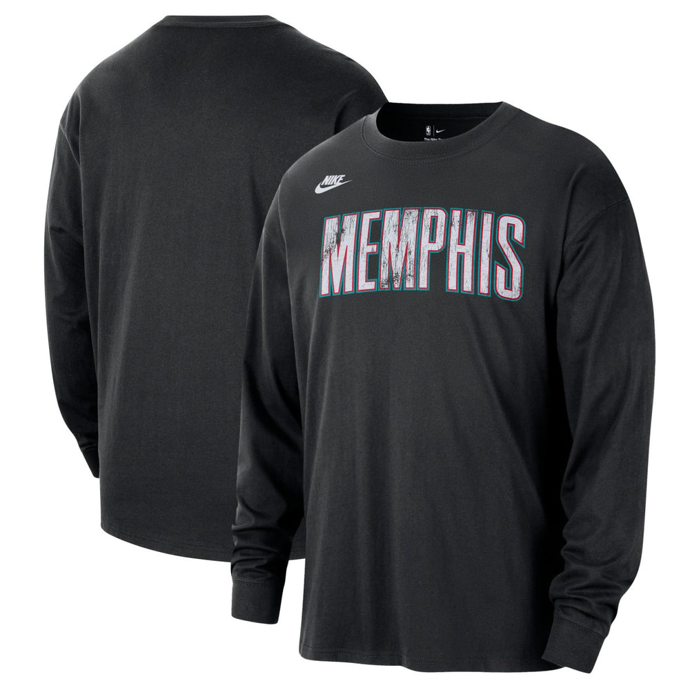 Memphis Grizzlies Unisex Classic Edition Hardwood Classics Essential Logo Long Sleeve T-Shirt - Black online