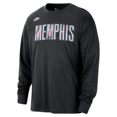 Memphis Grizzlies Unisex Classic Edition Hardwood Classics Essential Logo Long Sleeve T-Shirt - Black online