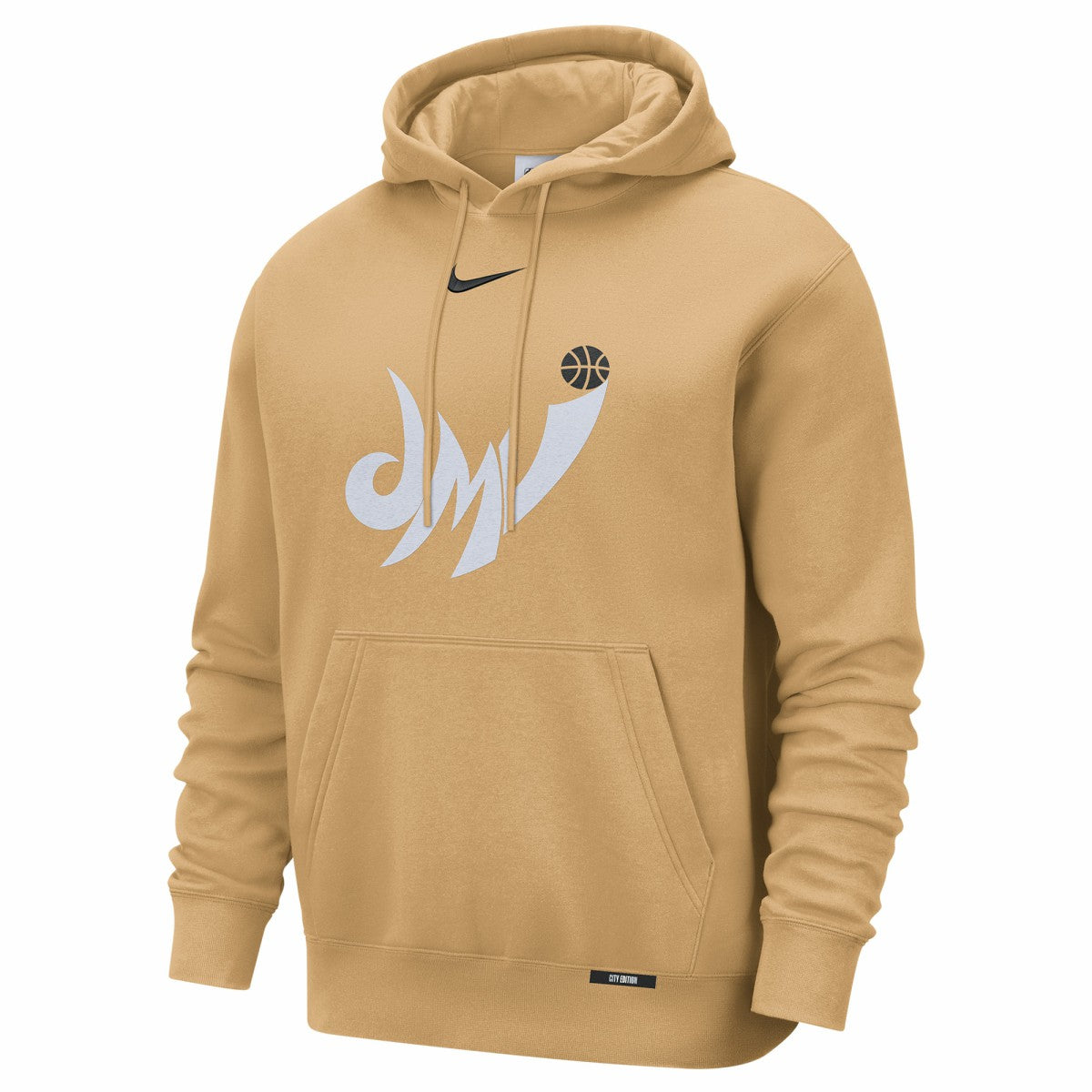 Washington Wizards 2025/26 City Edition Essential Logo Remix Hoodie - Gold online