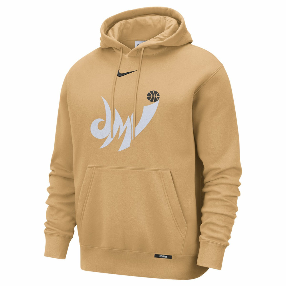 Washington Wizards 2025/26 City Edition Essential Logo Remix Hoodie - Gold online