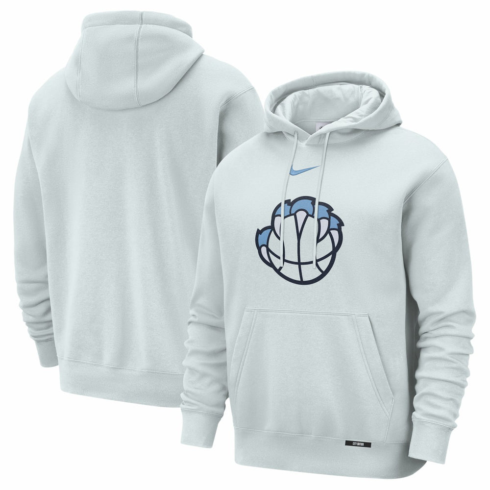 Memphis Grizzlies 2025/26 City Edition Essential Logo Remix Hoodie - Silver shop