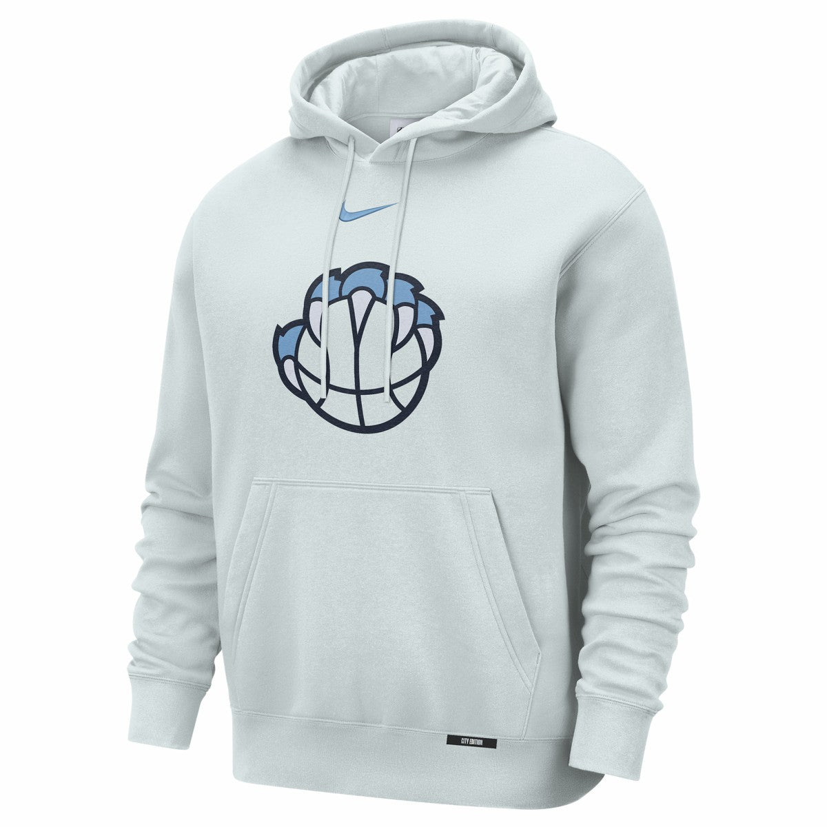 Memphis Grizzlies 2025/26 City Edition Essential Logo Remix Hoodie - Silver shop