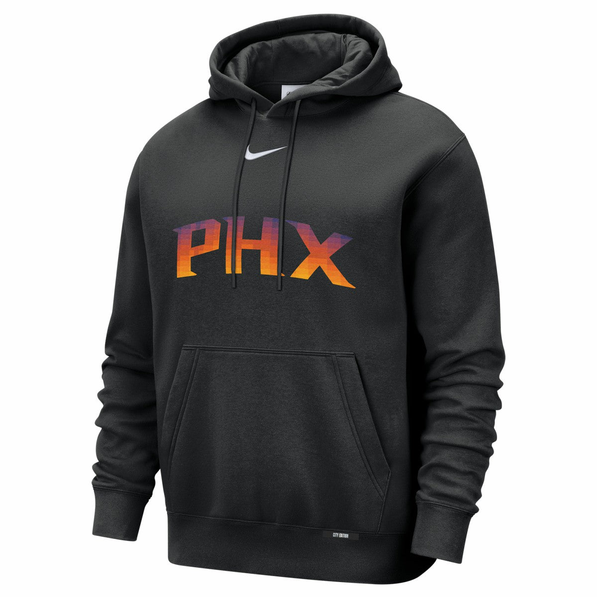 Phoenix Suns 2025/26 City Edition Essential Logo Remix Hoodie - Black shop