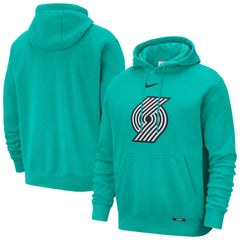 Portland Trail Blazers 2025/26 City Edition Essential Logo Remix Hoodie - Green outlet
