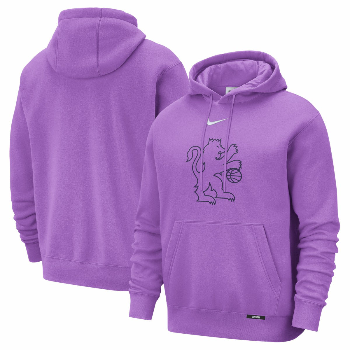 Sacramento Kings 2025/26 City Edition Essential Logo Remix Hoodie - Purple outlet
