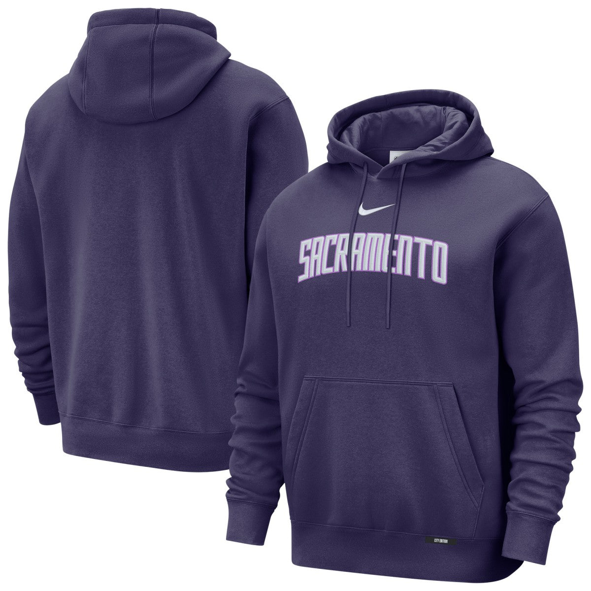 Sacramento Kings 2025/26 City Edition Essential Remix Club Hoodie - Purple sale