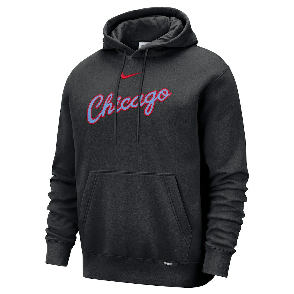 Chicago Bulls 2025/26 City Edition Essential Remix Club Hoodie sale - Black outlet