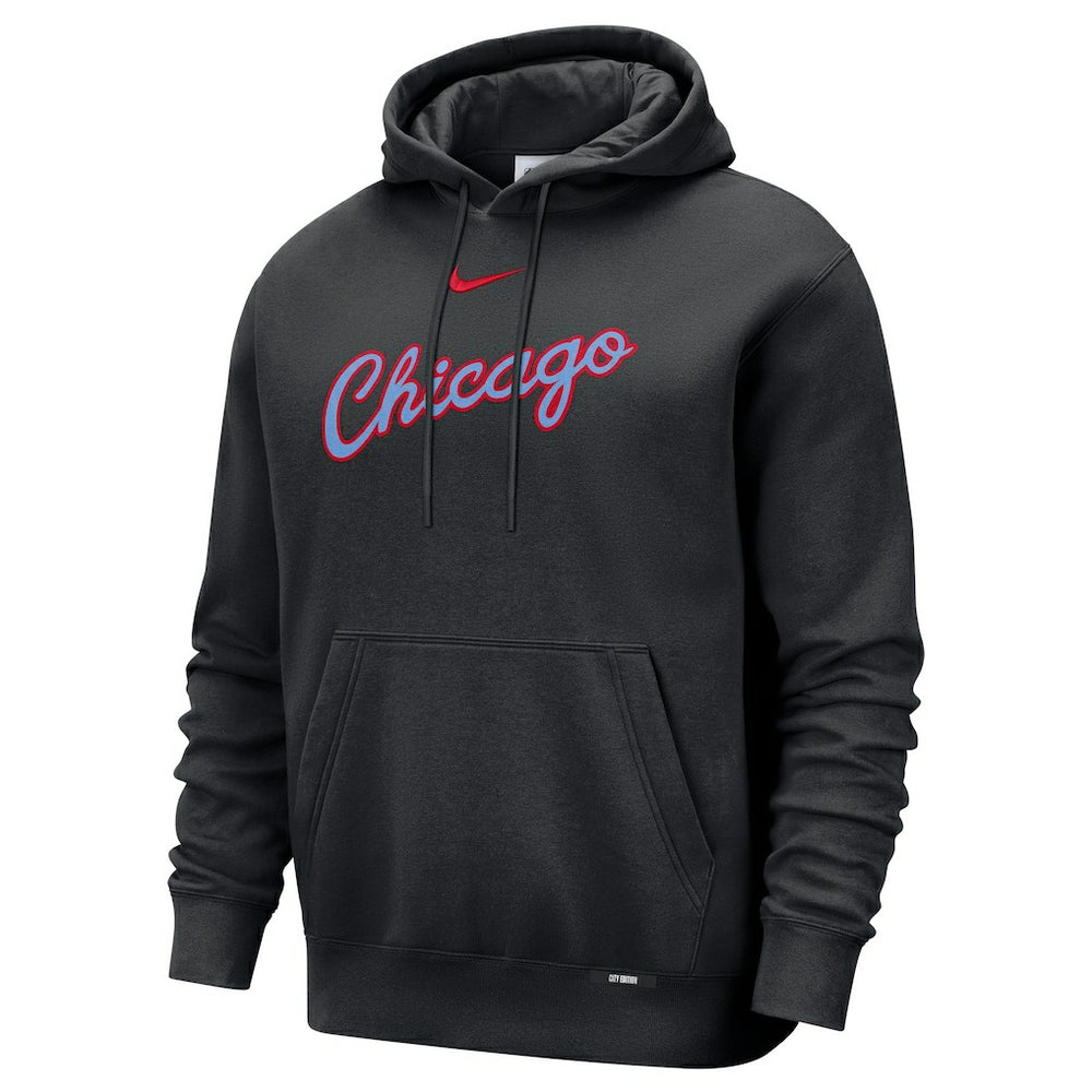 Chicago Bulls 2025/26 City Edition Essential Remix Club Hoodie sale - Black outlet