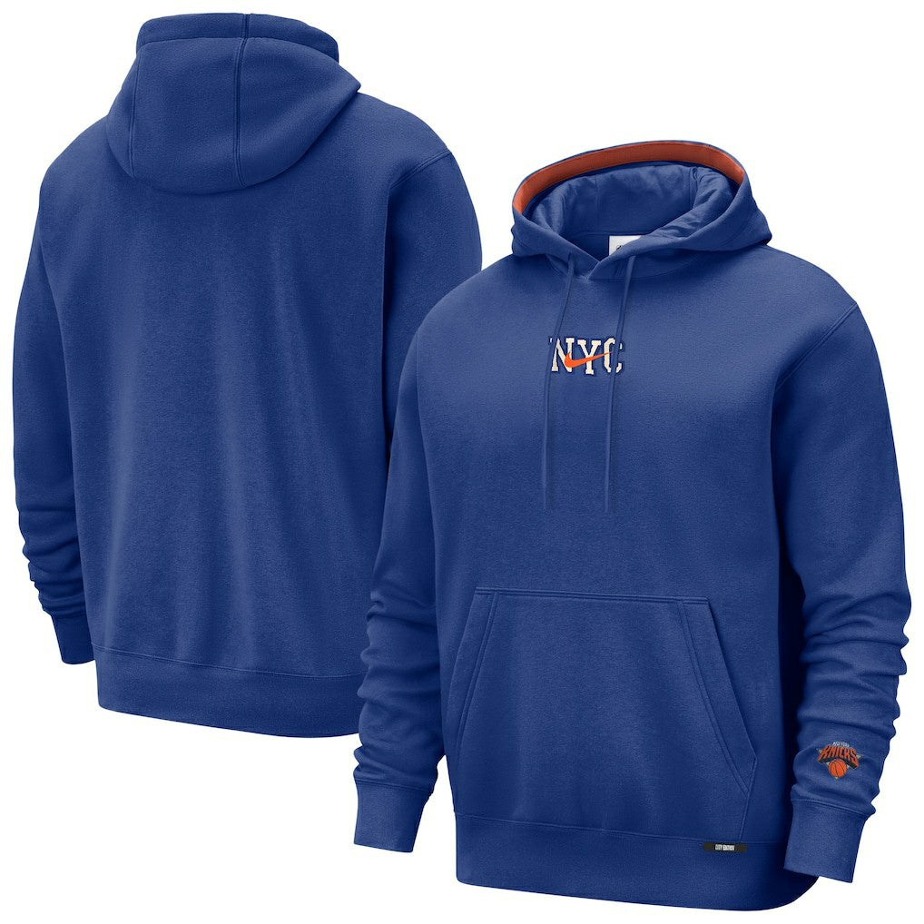 New York Knicks 2025/26 City Edition Courtside Remix Premium Hoodie - Blue outlet