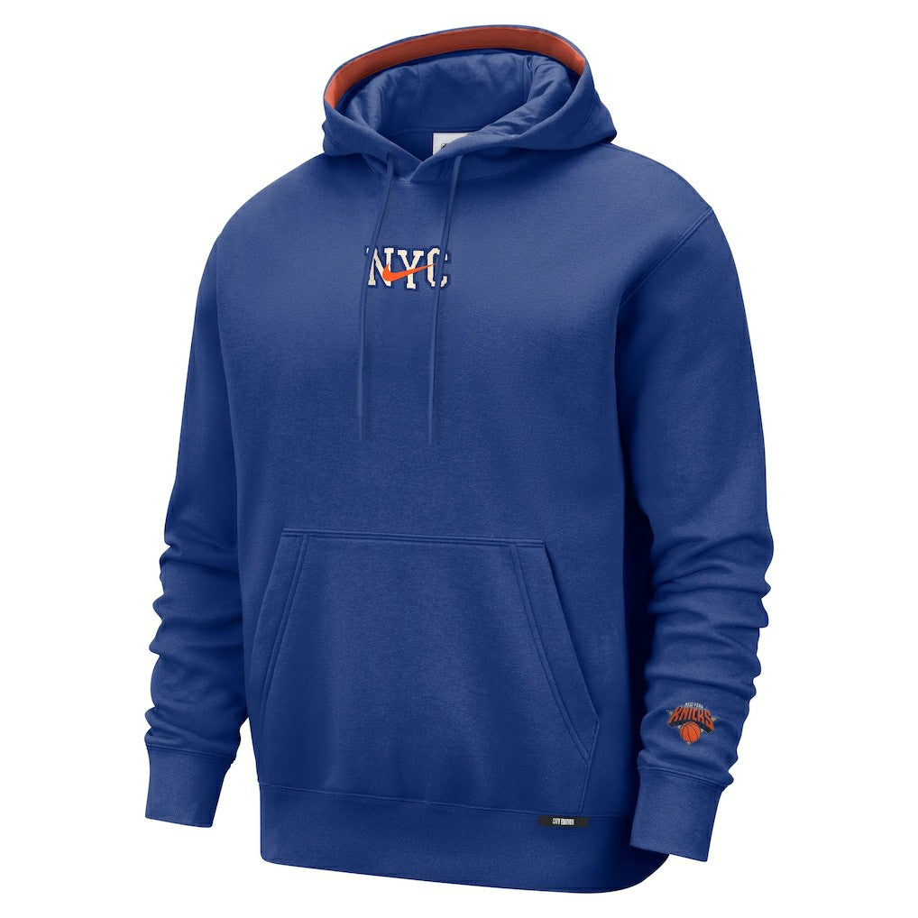 New York Knicks 2025/26 City Edition Courtside Remix Premium Hoodie - Blue outlet