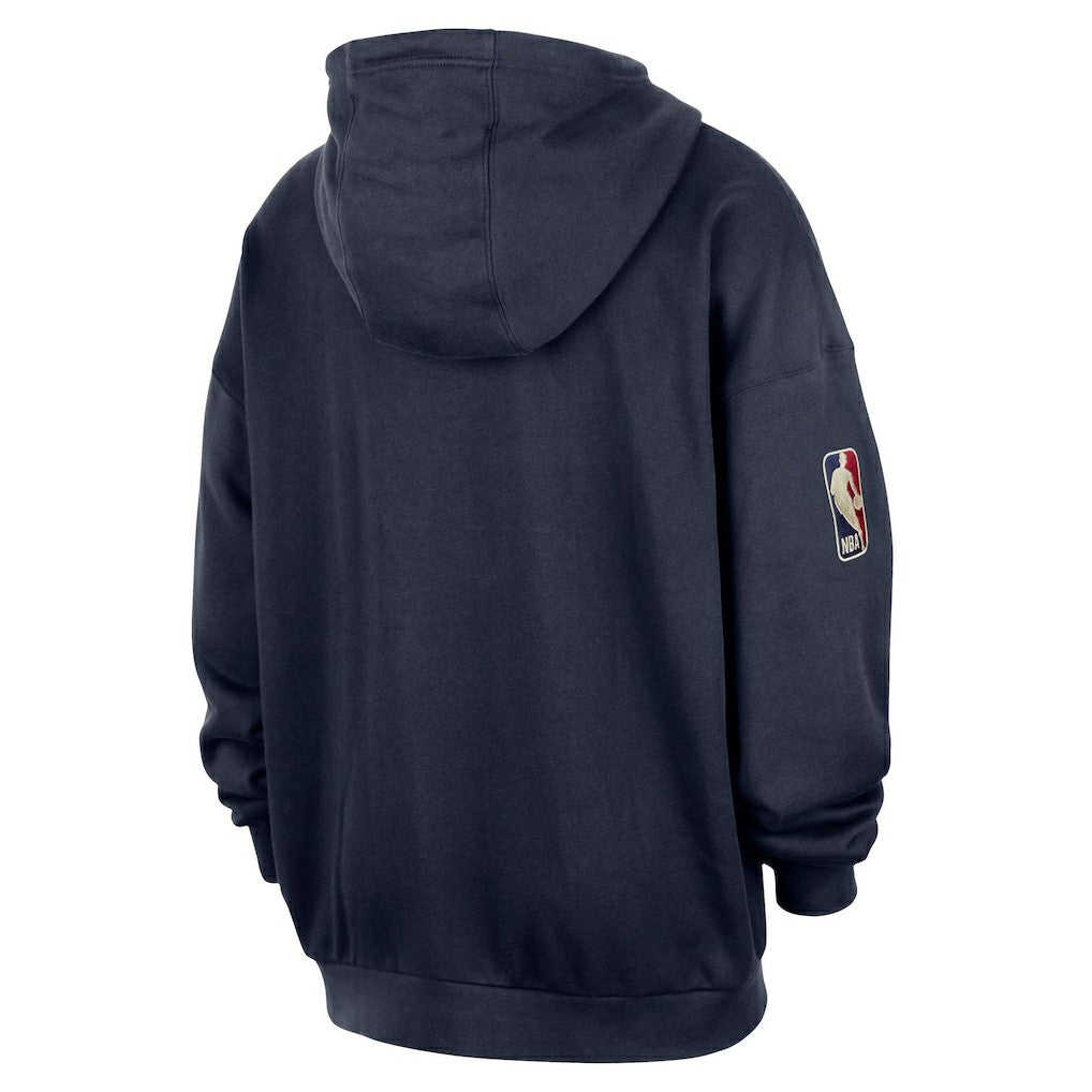 Cleveland Cavaliers Classic Edition Hardwood Classics Premium Club Heavyweight Fleece Hoodie sale - Navy discount