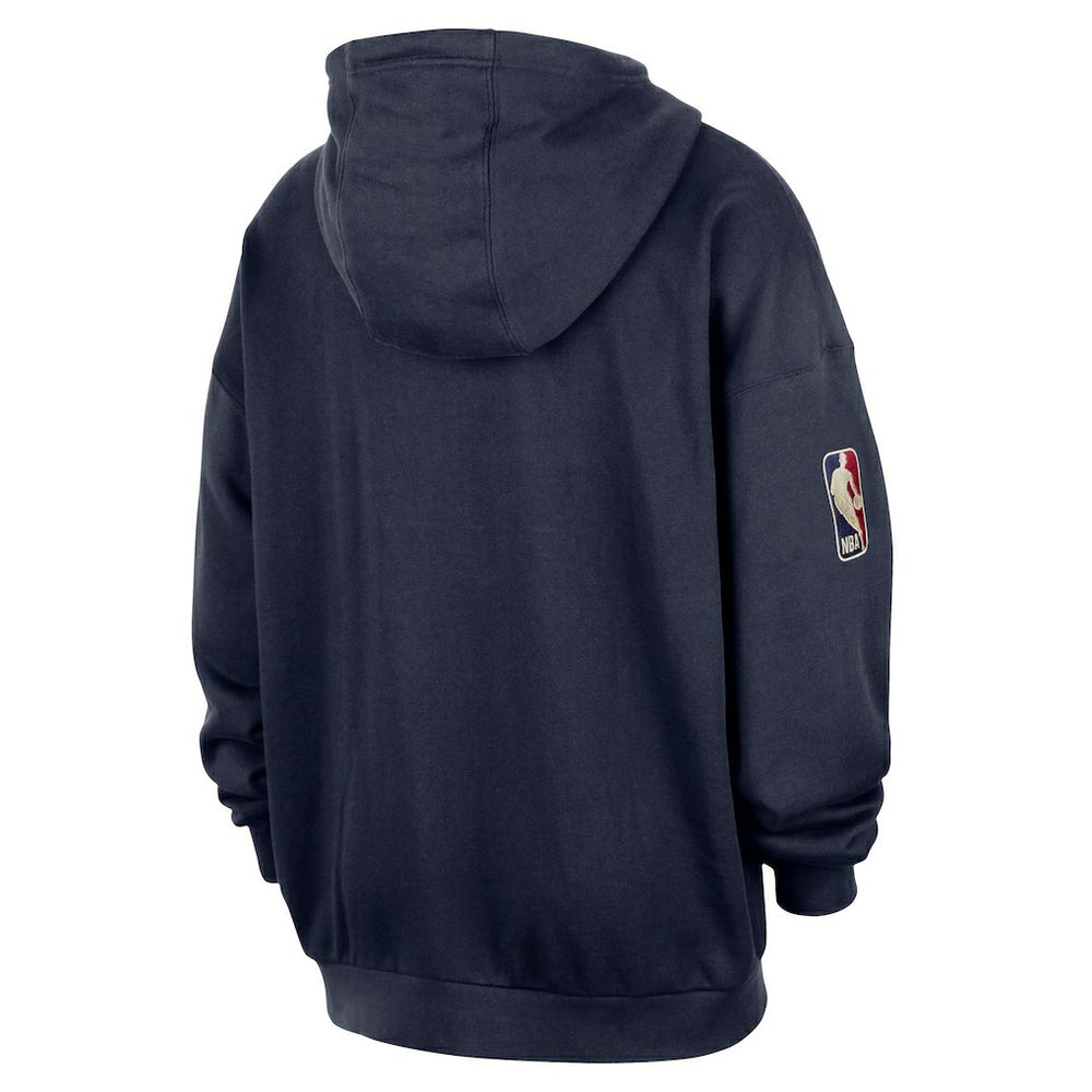 Cleveland Cavaliers Classic Edition Hardwood Classics Premium Club Heavyweight Fleece Hoodie sale - Navy discount