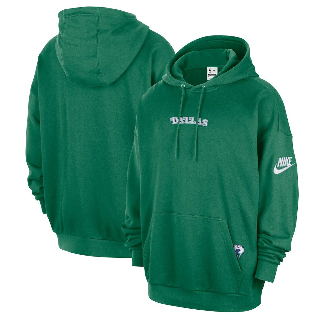 Dallas Mavericks Classic Edition Hardwood Classics Premium Club Heavyweight Fleece Hoodie sale - Green cheap