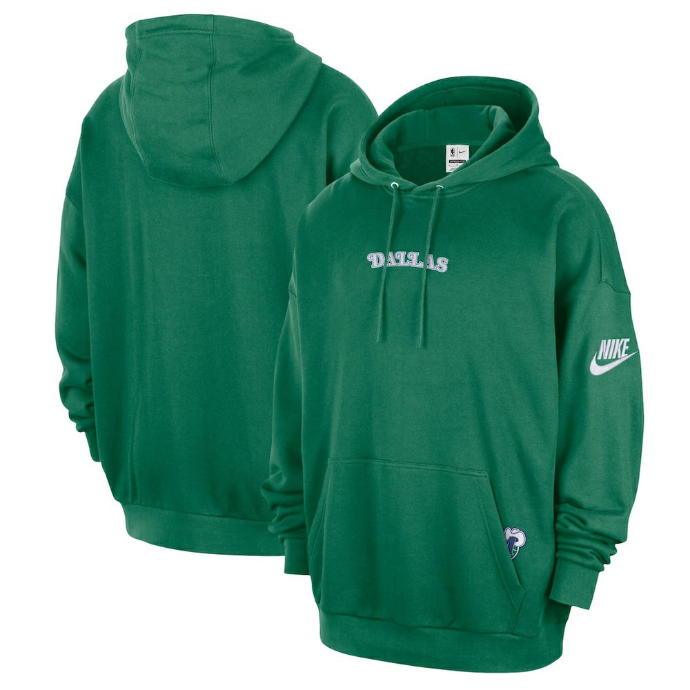 Dallas Mavericks Classic Edition Hardwood Classics Premium Club Heavyweight Fleece Hoodie sale - Green cheap
