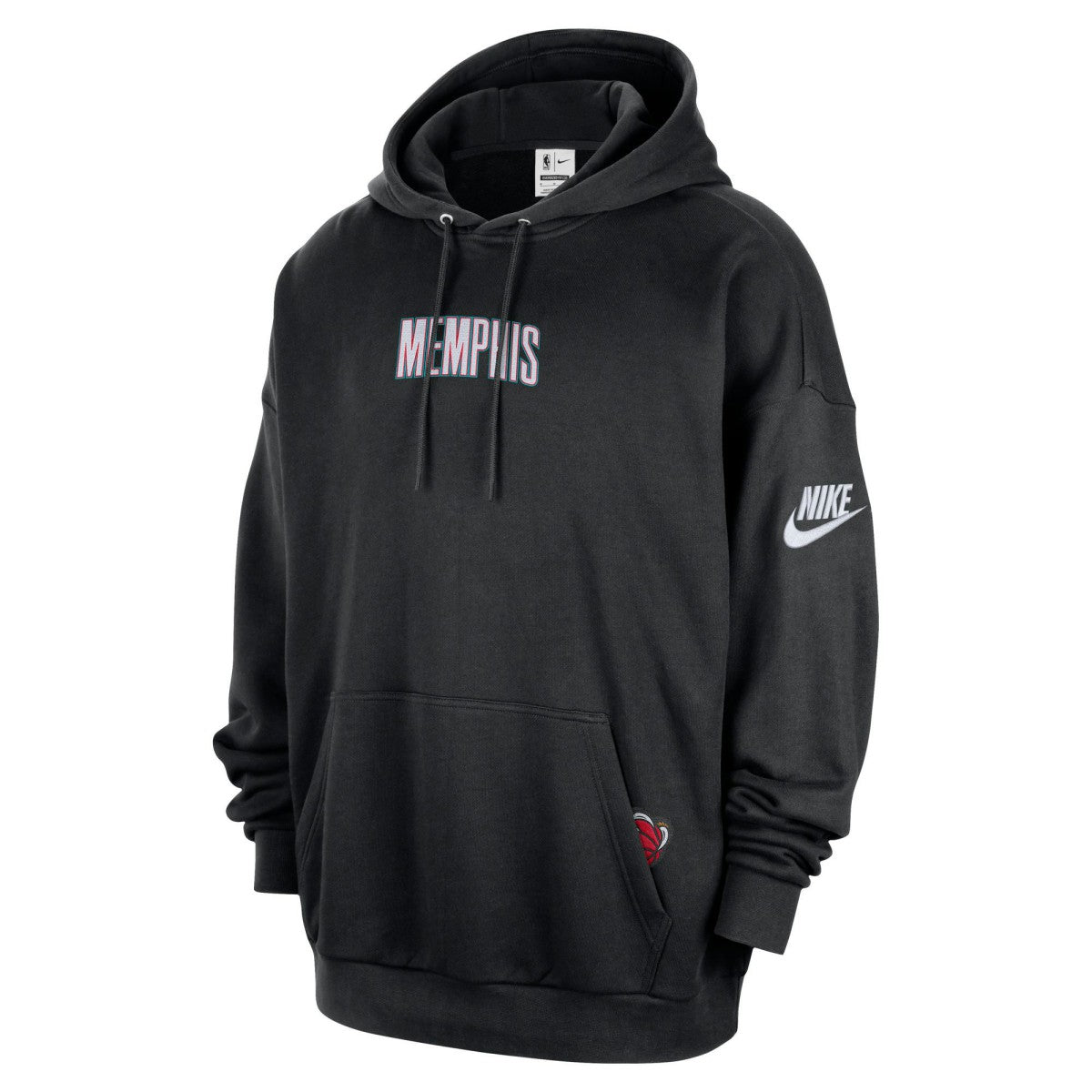Memphis Grizzlies Classic Edition Hardwood Classics Premium Club Heavyweight Fleece Hoodie - Black cheap