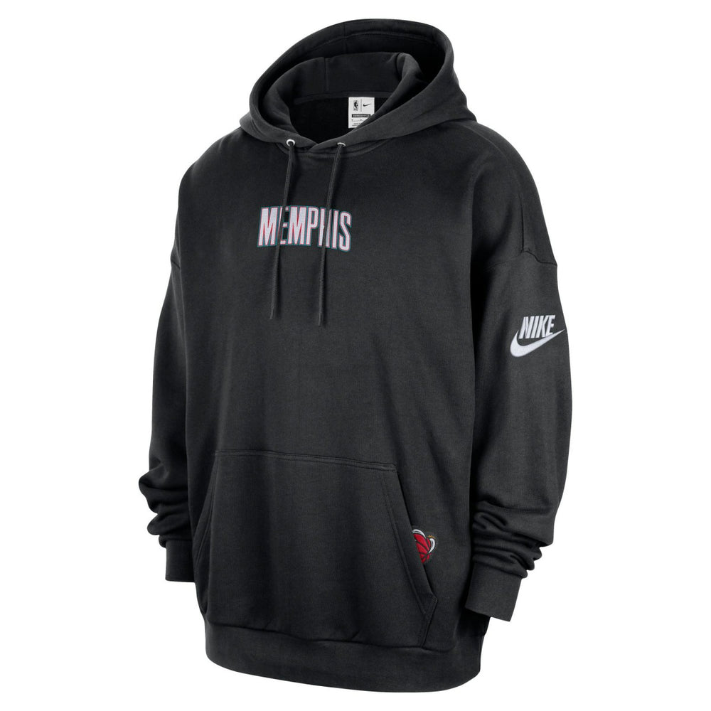 Memphis Grizzlies Classic Edition Hardwood Classics Premium Club Heavyweight Fleece Hoodie - Black cheap