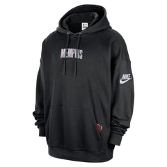 Memphis Grizzlies Classic Edition Hardwood Classics Premium Club Heavyweight Fleece Hoodie - Black cheap