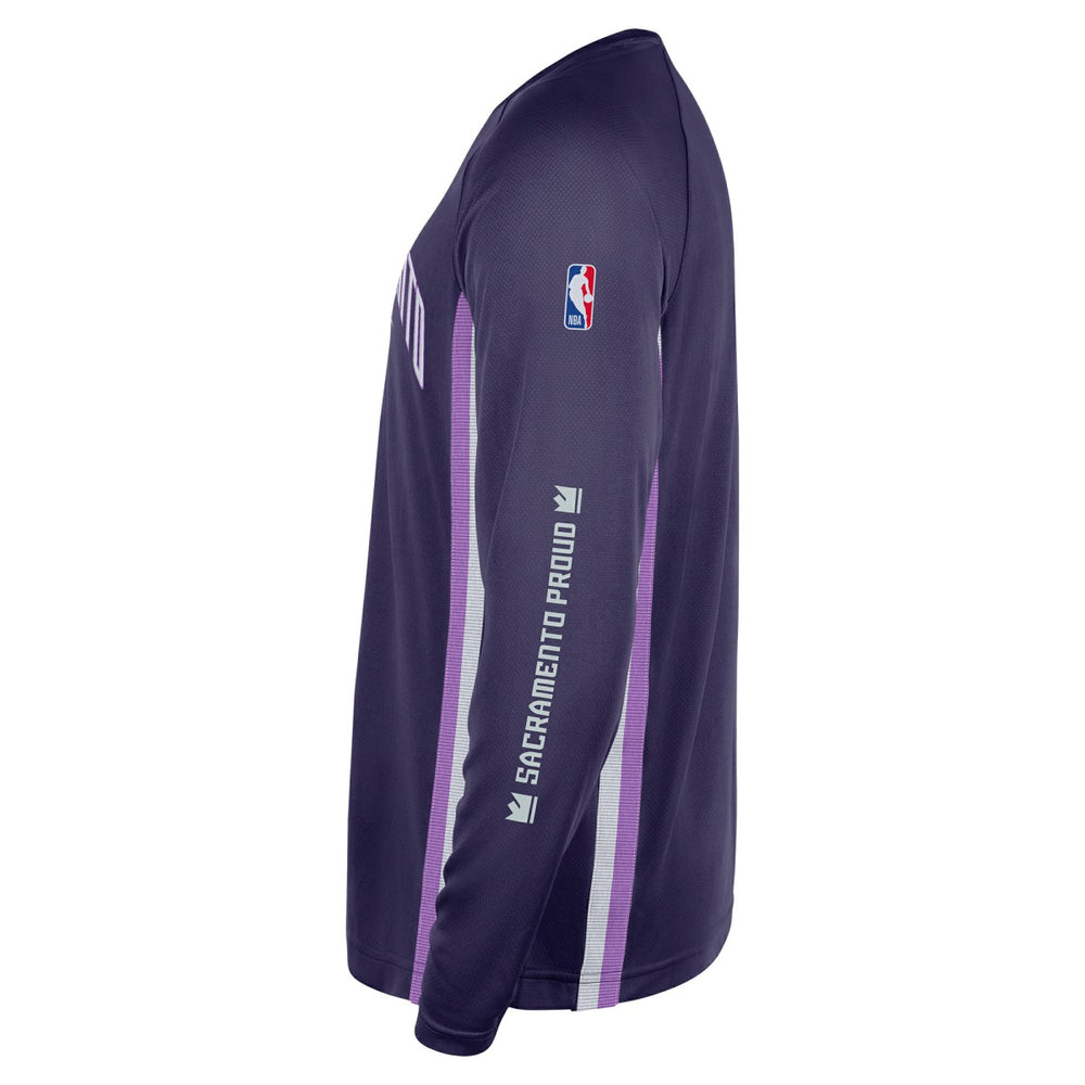 Sacramento Kings 2025/26 City Edition Authentic Pregame Dri-FIT Long Sleeve Shooting T-Shirt - Purple sale