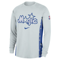 Orlando Magic 2025/26 City Edition Authentic Pregame Dri-FIT Long Sleeve Shooting T-Shirt - Silver for sale