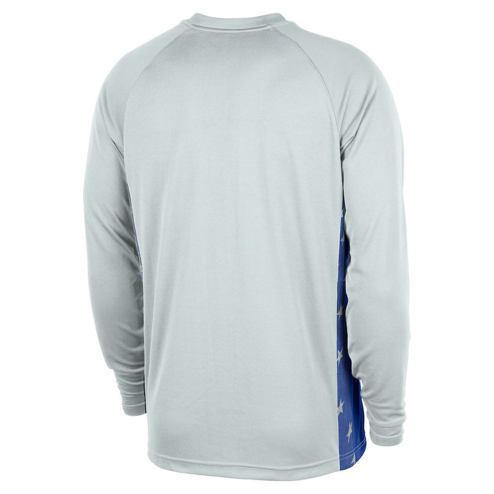 Orlando Magic 2025/26 City Edition Authentic Pregame Dri-FIT Long Sleeve Shooting T-Shirt - Silver for sale