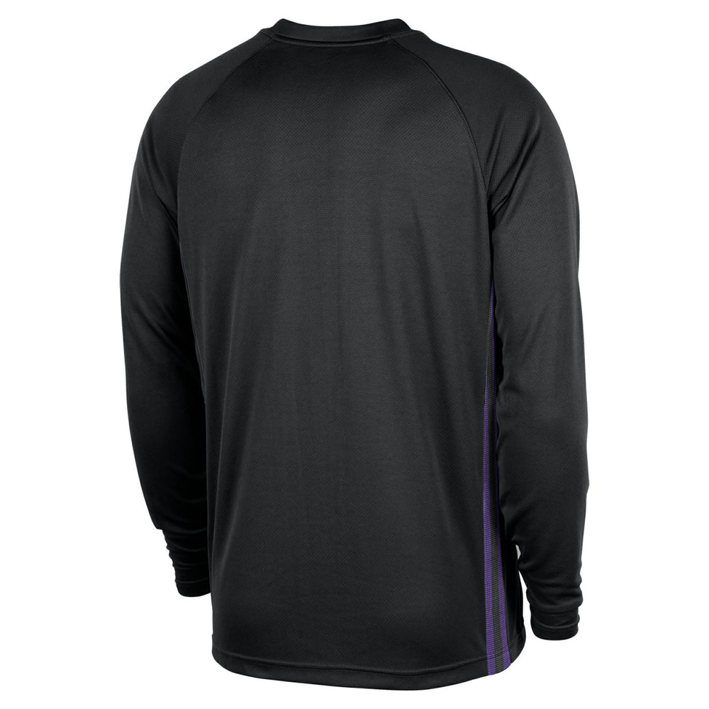 Los Angeles Lakers 2025/26 City Edition Authentic Pregame Dri-FIT Long Sleeve Shooting T-Shirt - Black outlet