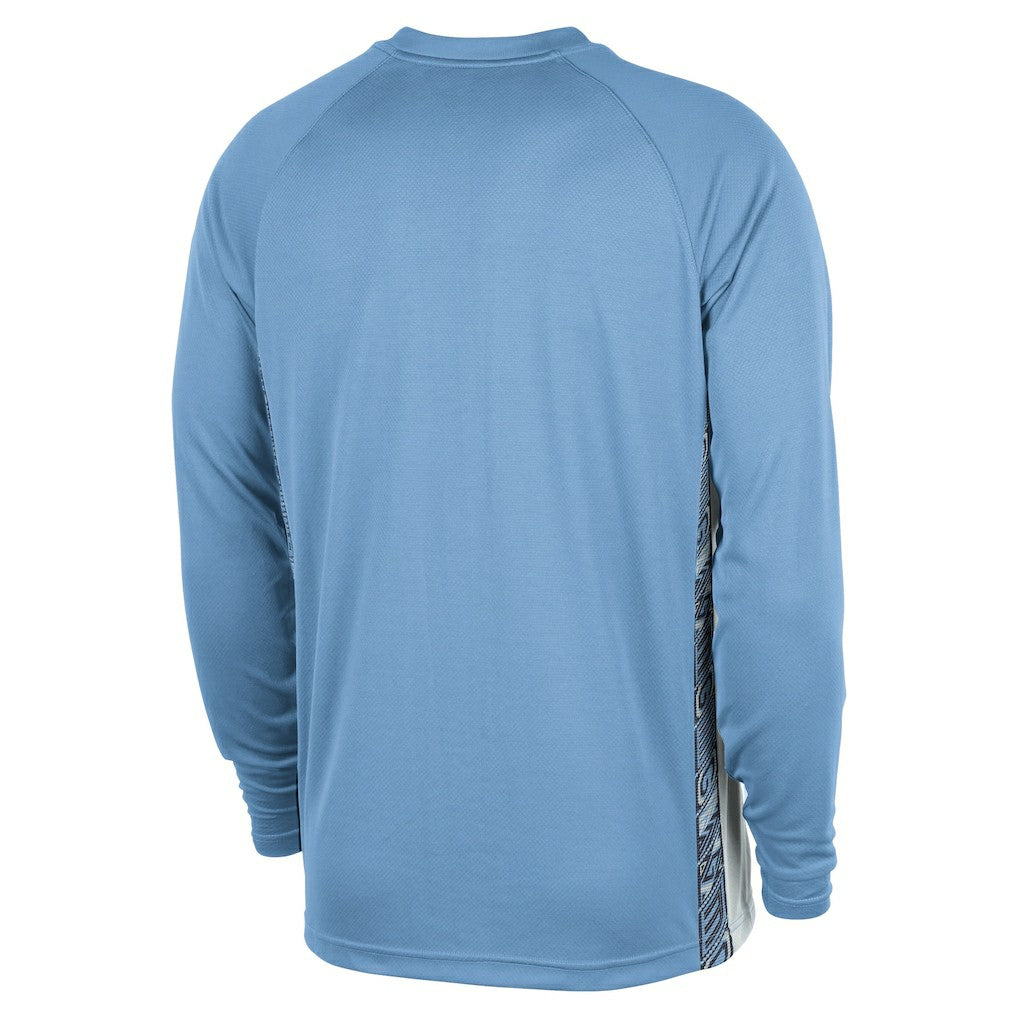 Memphis Grizzlies 2025/26 City Edition Authentic Pregame Dri-FIT Long Sleeve Shooting T-Shirt - Light Blue outlet