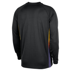 Phoenix Suns 2025/26 City Edition Authentic Pregame Dri-FIT Long Sleeve Shooting T-Shirt - Black on sale