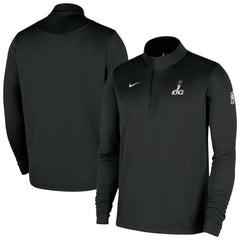 Washington Wizards 2025/26 City Edition Remix Authentic Coaches Dri-FIT Half-Zip Top - Black shop