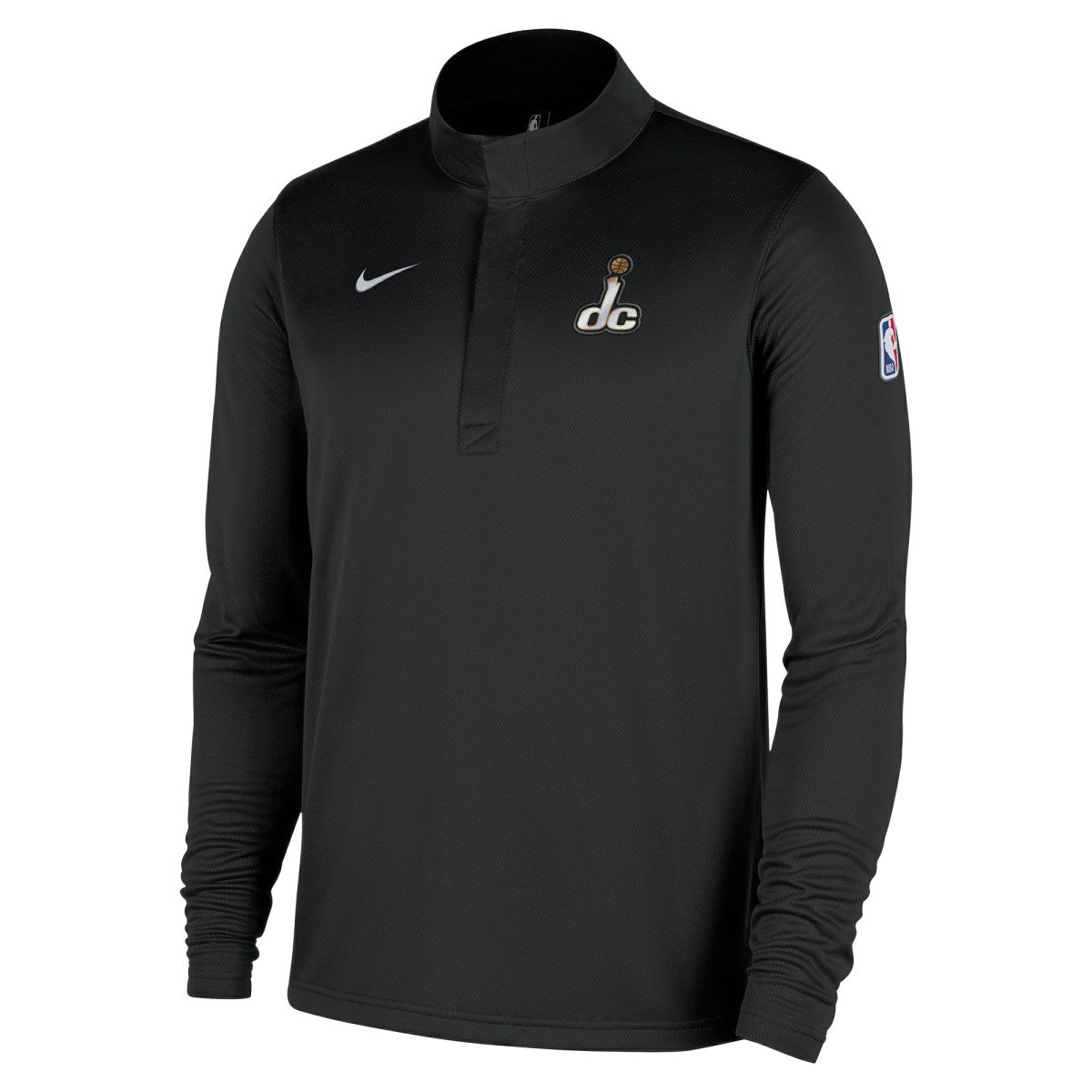 Washington Wizards 2025/26 City Edition Remix Authentic Coaches Dri-FIT Half-Zip Top - Black shop