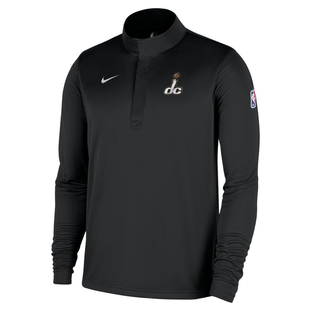 Washington Wizards 2025/26 City Edition Remix Authentic Coaches Dri-FIT Half-Zip Top - Black shop