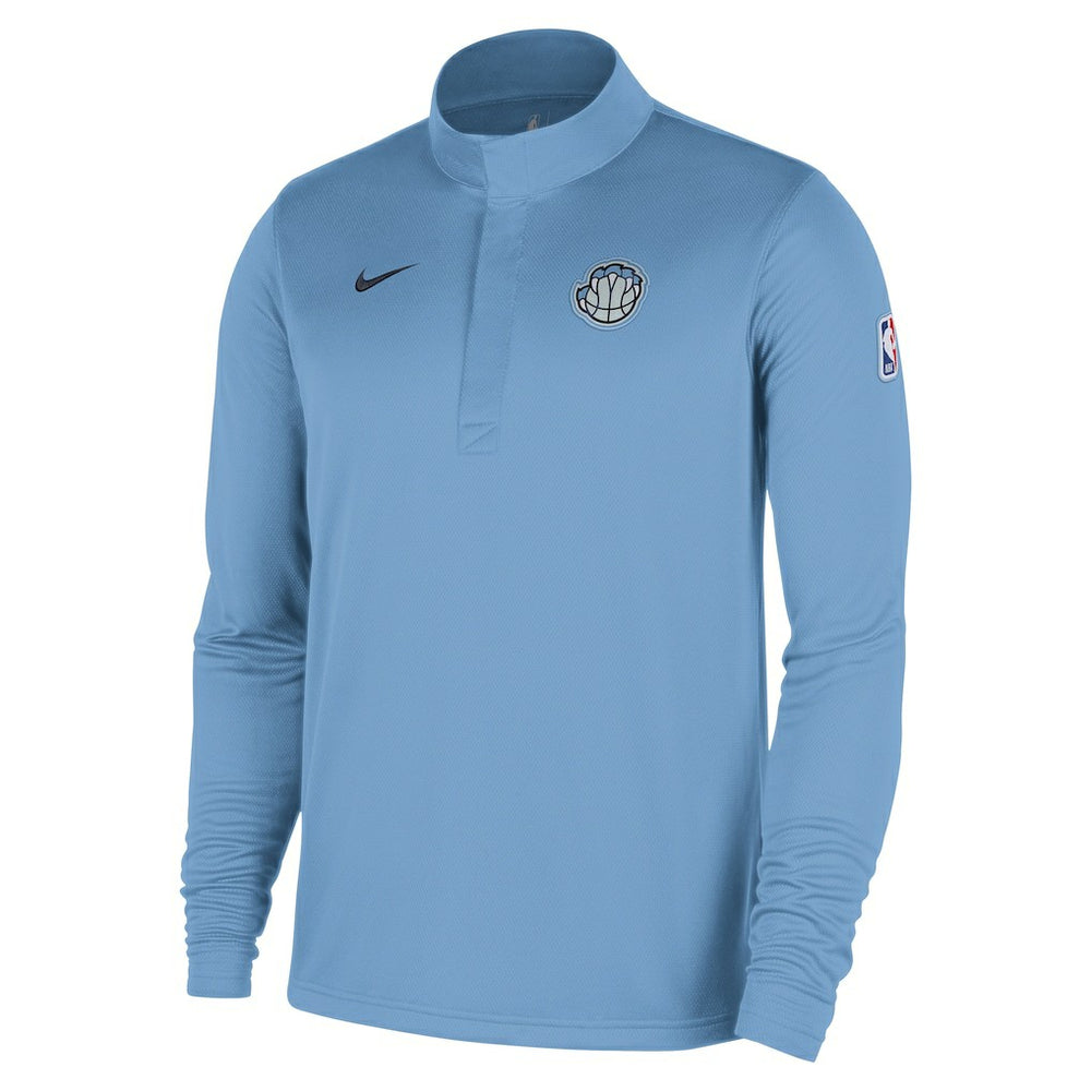 Memphis Grizzlies 2025/26 City Edition Remix Authentic Coaches Dri-FIT Half-Zip Top - Light Blue for sale