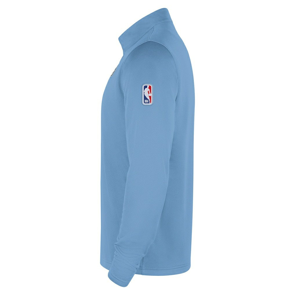 Memphis Grizzlies 2025/26 City Edition Remix Authentic Coaches Dri-FIT Half-Zip Top - Light Blue for sale
