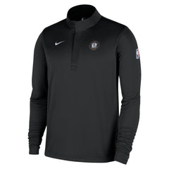 Brooklyn Nets 2025/26 City Edition Remix Authentic Coaches Dri-FIT Half-Zip Top - Black for sale