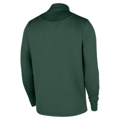 Milwaukee Bucks 2025/26 City Edition Remix Authentic Coaches Dri-FIT Half-Zip Top - Hunter Green discount