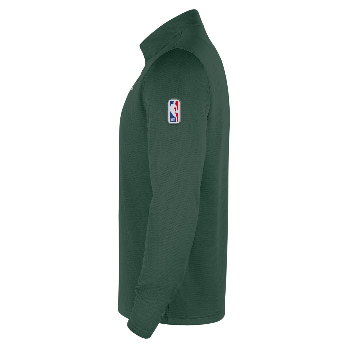 Milwaukee Bucks 2025/26 City Edition Remix Authentic Coaches Dri-FIT Half-Zip Top - Hunter Green discount