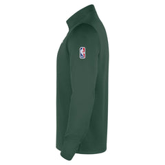 Milwaukee Bucks 2025/26 City Edition Remix Authentic Coaches Dri-FIT Half-Zip Top - Hunter Green discount
