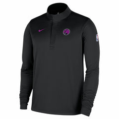 Minnesota Timberwolves 2025/26 City Edition Remix Authentic Coaches Dri-FIT Half-Zip Pullover - Black shop