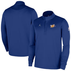 Charlotte Hornets Jordan Brand 2025/26 City Edition Remix Authentic Coaches Dri-FIT Half-Zip Top - Blue cheap