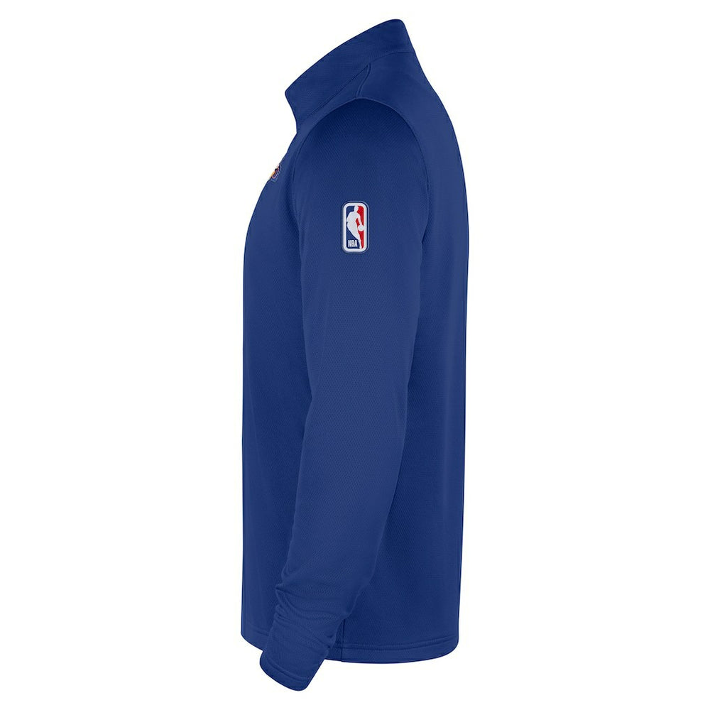 Charlotte Hornets Jordan Brand 2025/26 City Edition Remix Authentic Coaches Dri-FIT Half-Zip Top - Blue cheap