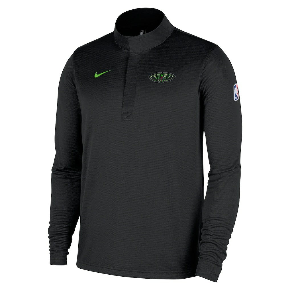 New Orleans Pelicans 2025/26 City Edition Remix Authentic Coaches Dri-FIT Half-Zip Top - Black online