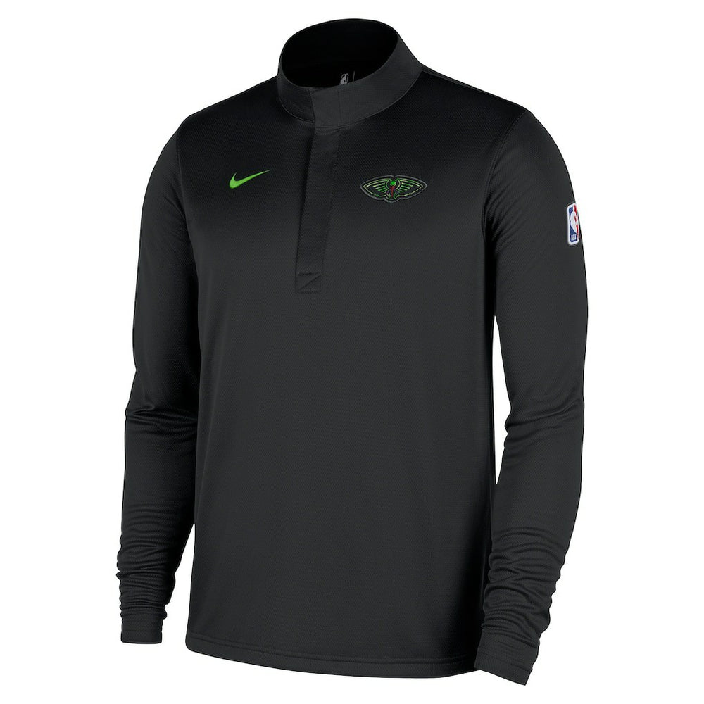 New Orleans Pelicans 2025/26 City Edition Remix Authentic Coaches Dri-FIT Half-Zip Top - Black online