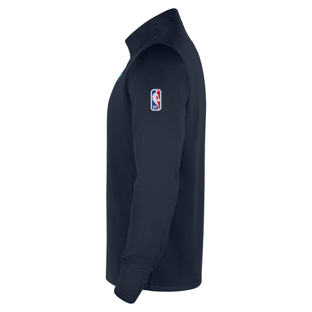 Oklahoma City Thunder 2025/26 City Edition Remix Authentic Coaches Dri-FIT Half-Zip Top - Navy shop