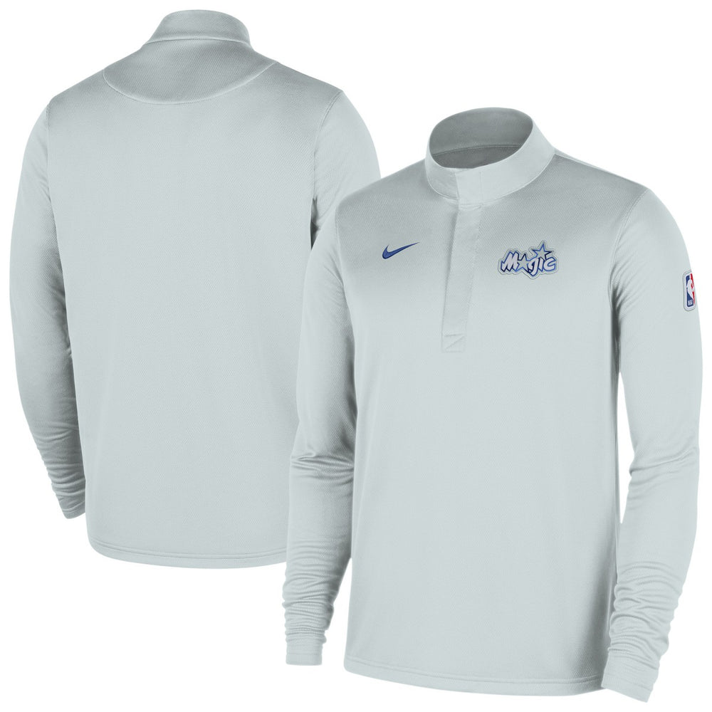 Orlando Magic 2025/26 City Edition Remix Authentic Coaches Dri-FIT Half-Zip Top - Silver cheap