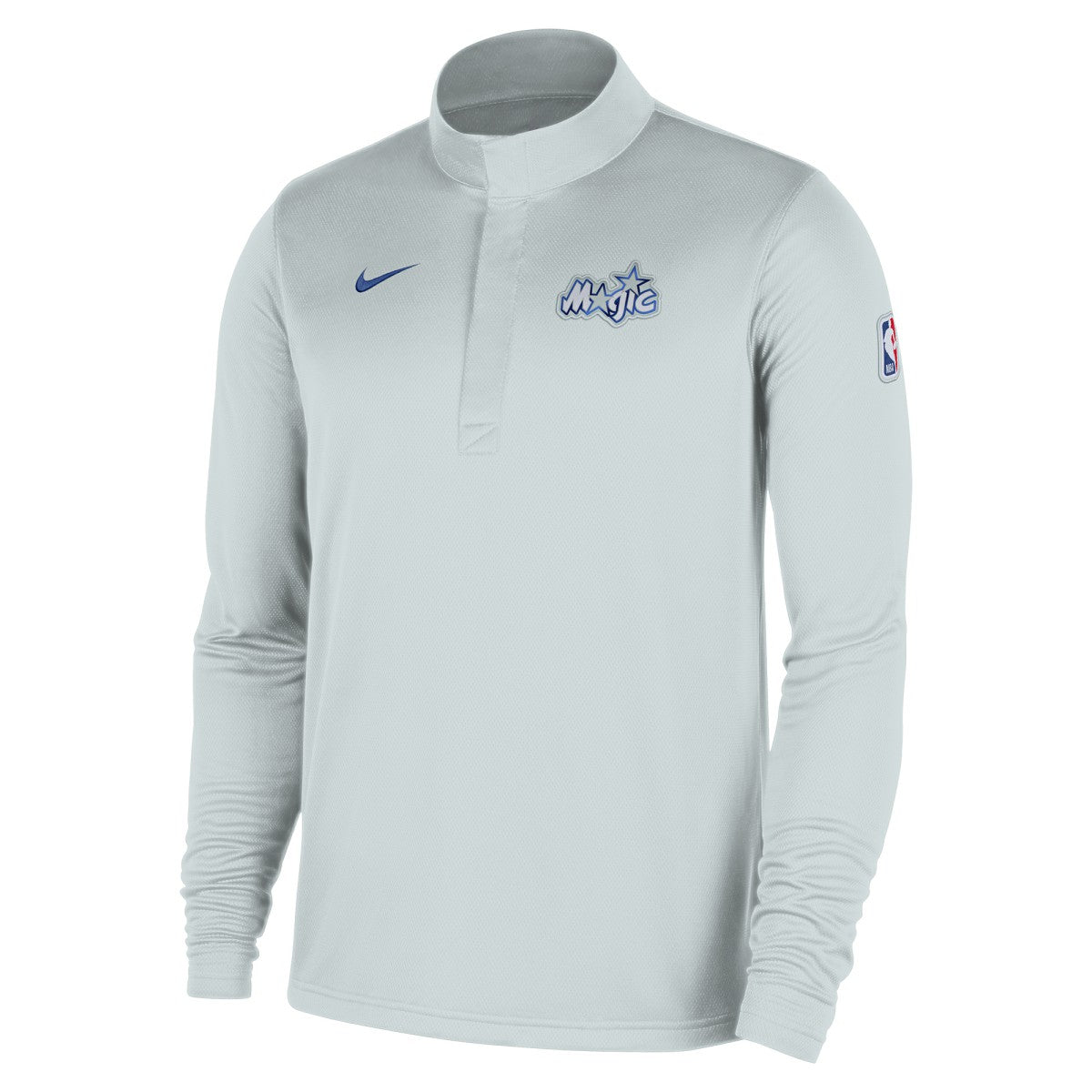 Orlando Magic 2025/26 City Edition Remix Authentic Coaches Dri-FIT Half-Zip Top - Silver cheap