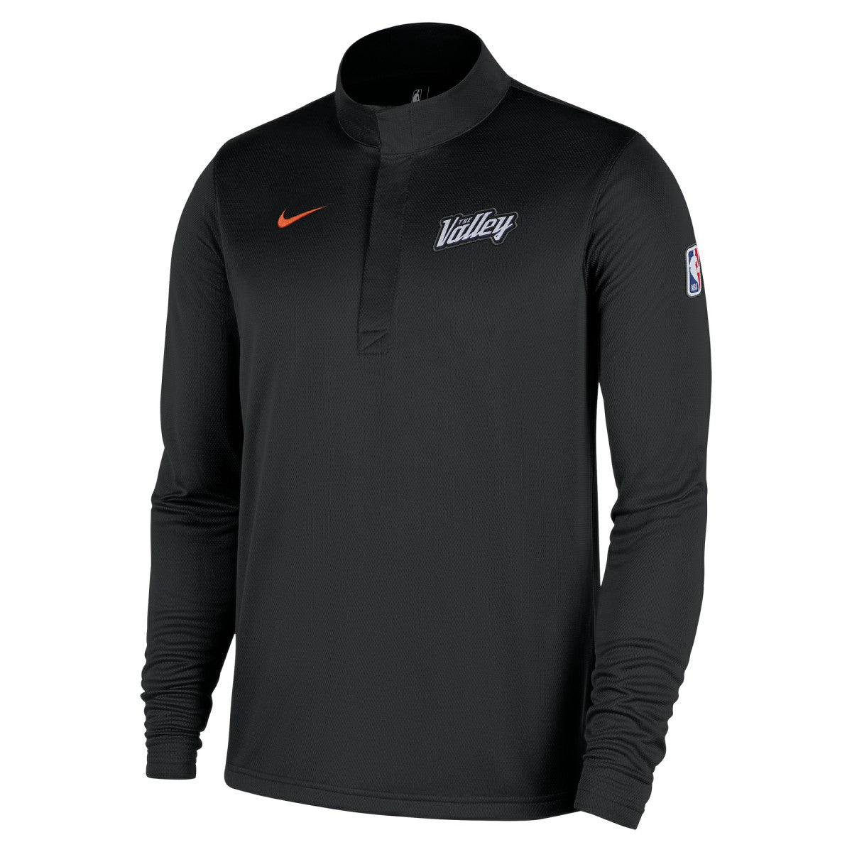 Phoenix Suns 2025/26 City Edition Remix Authentic Coaches Dri-FIT Half-Zip Top - Black discount